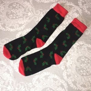 Mistletoe Christmas Socks